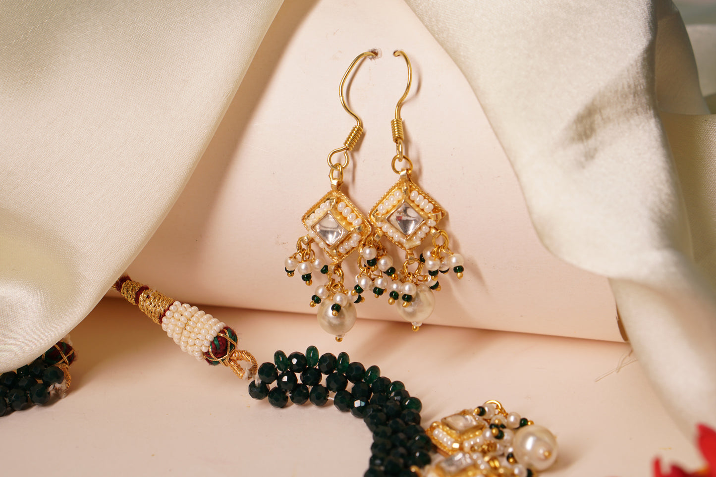 Polki necklace set H1-213