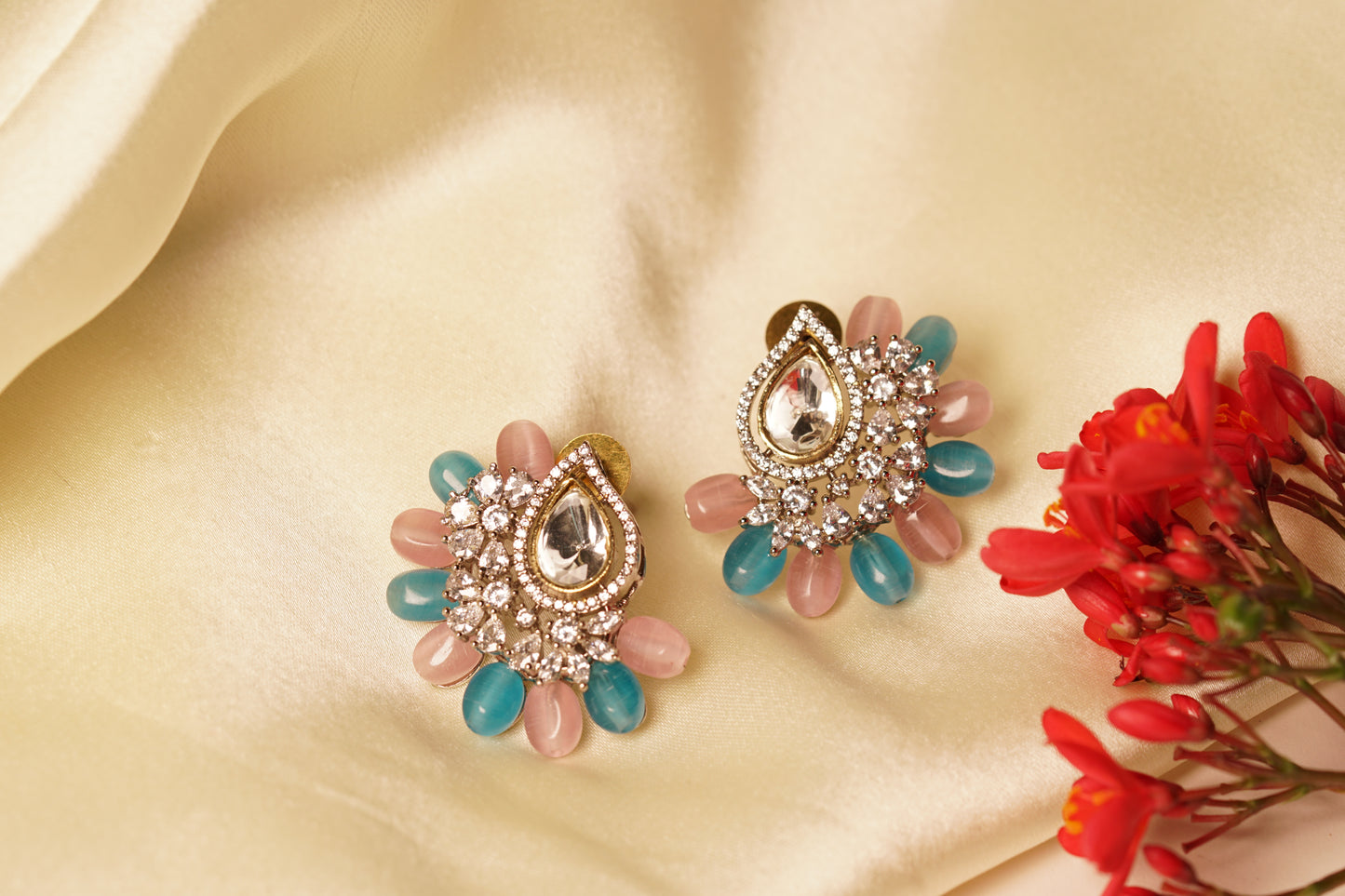 Polki earring H1-172