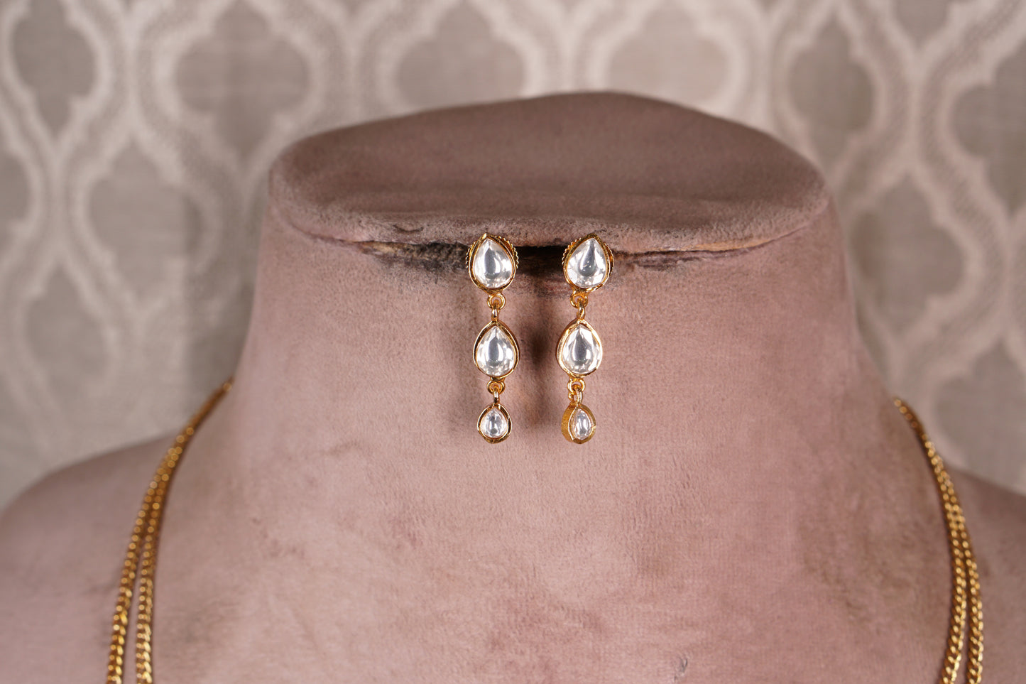 Kundan Necklace set H1-181