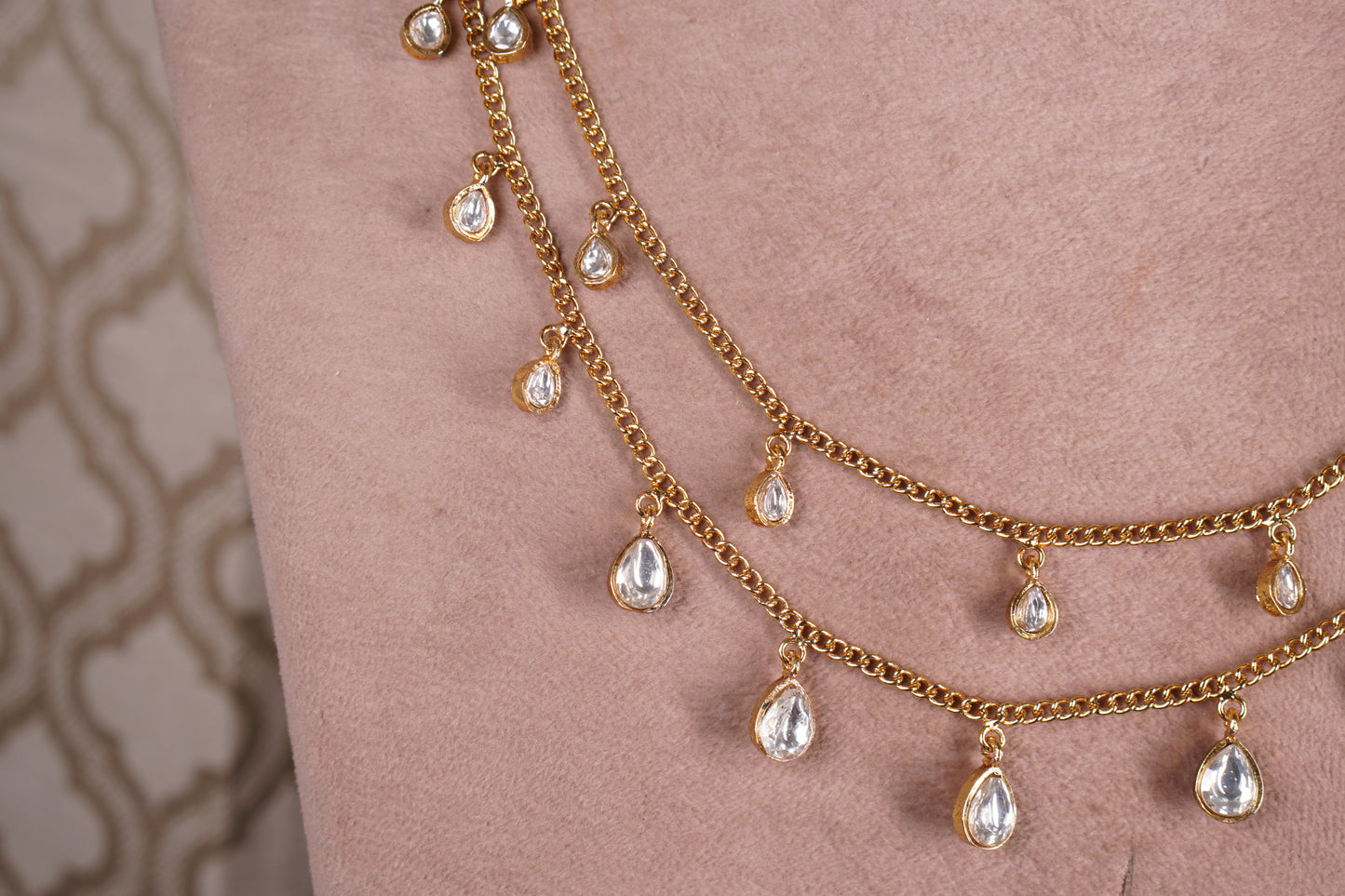 Kundan Necklace set H1-181