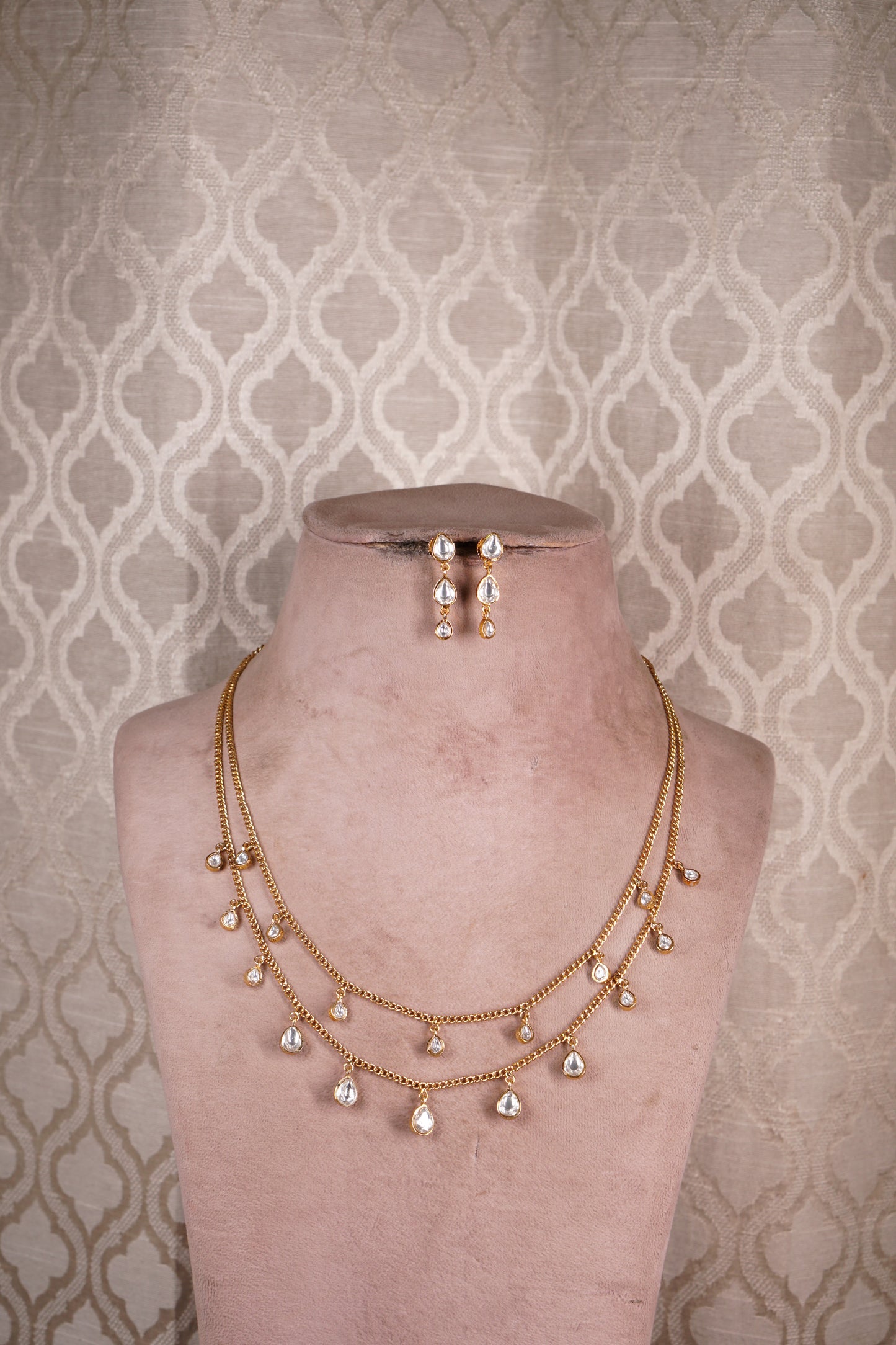 Kundan Necklace set H1-181