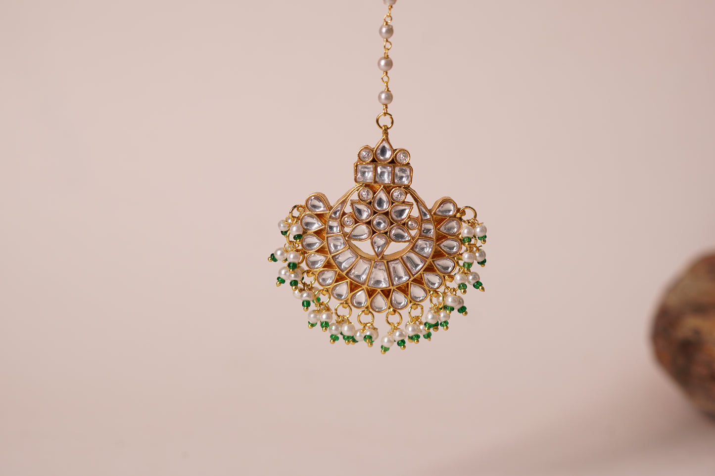 Kundan Maang tikka 5-48