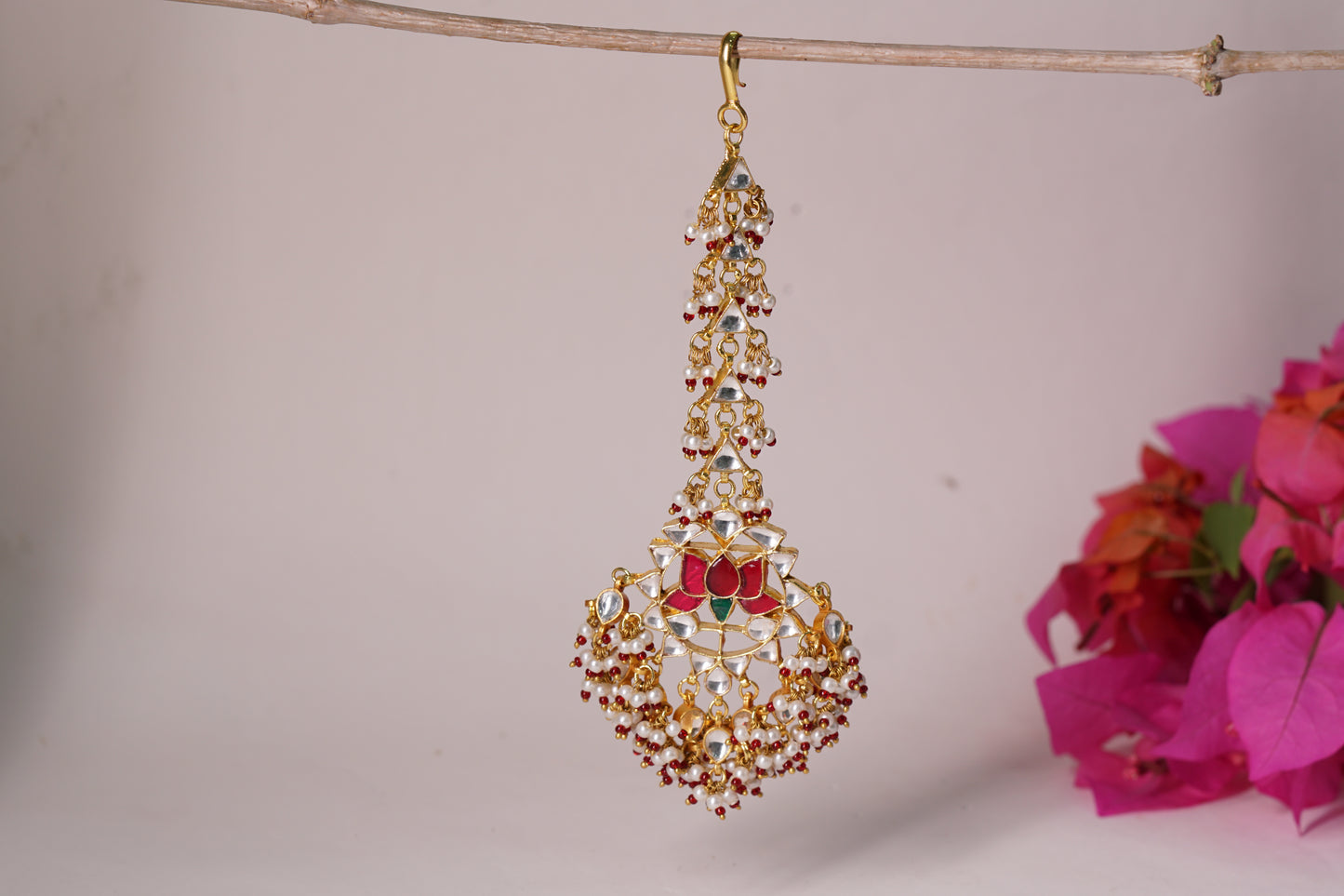 Kundan Maang Tikka H1-217