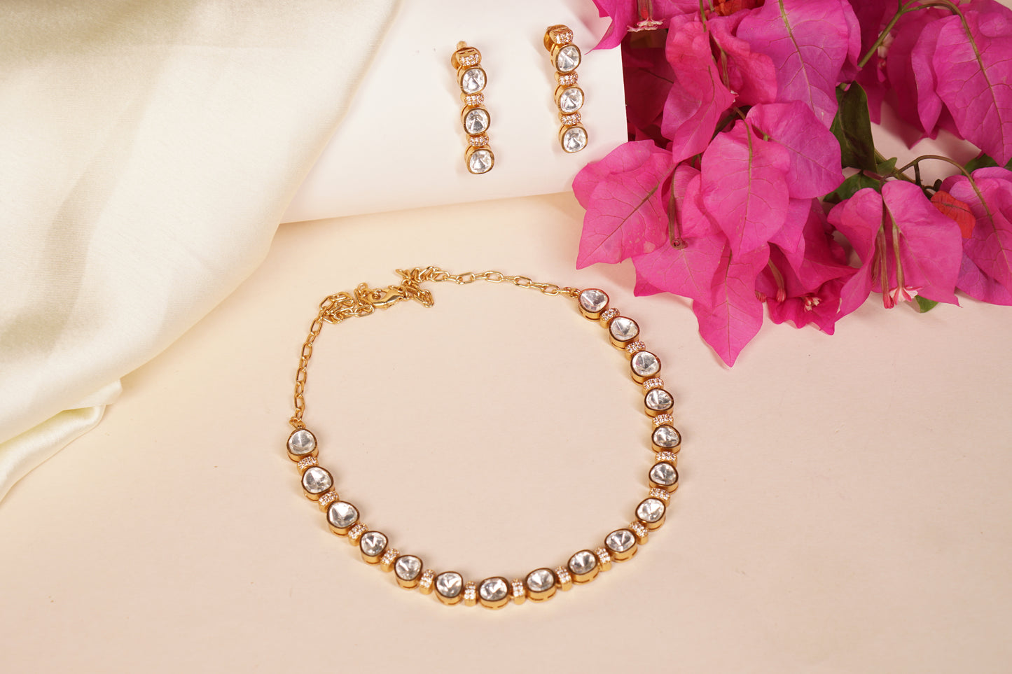 Polki Necklace set H4-11