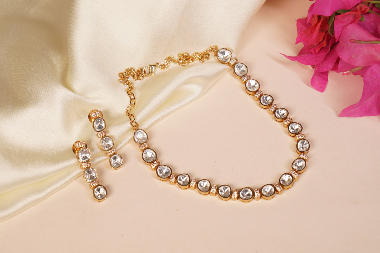 Polki Necklace set H4-11