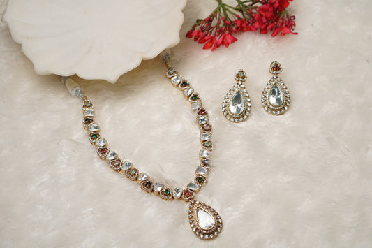 Polki Necklace set H1-107