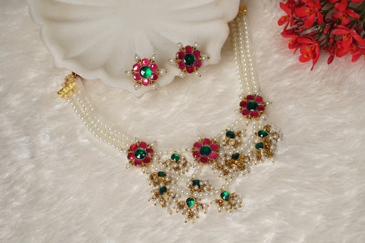 kundan Necklace set 4-7698