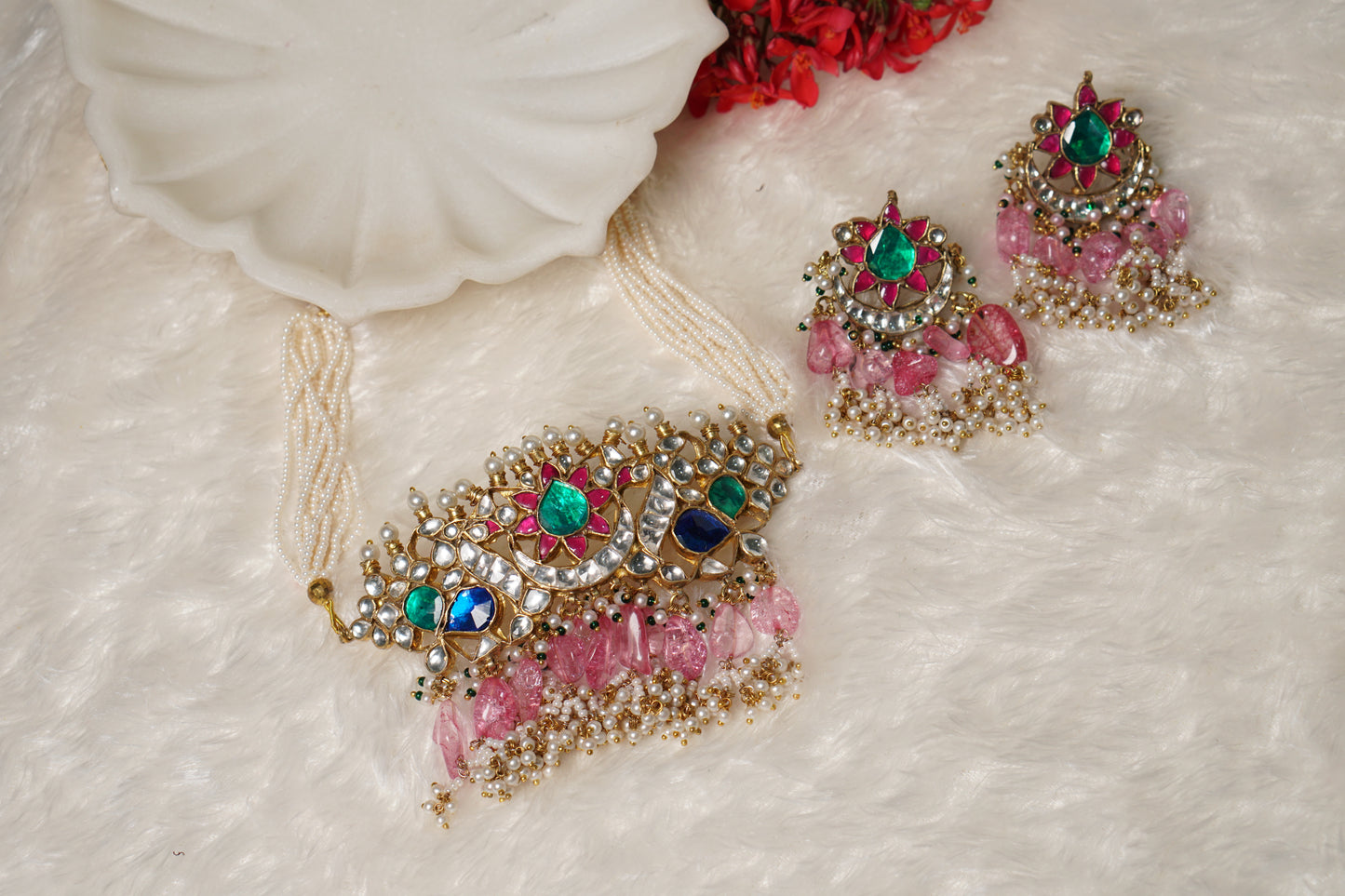 kundan Necklace set H1-132