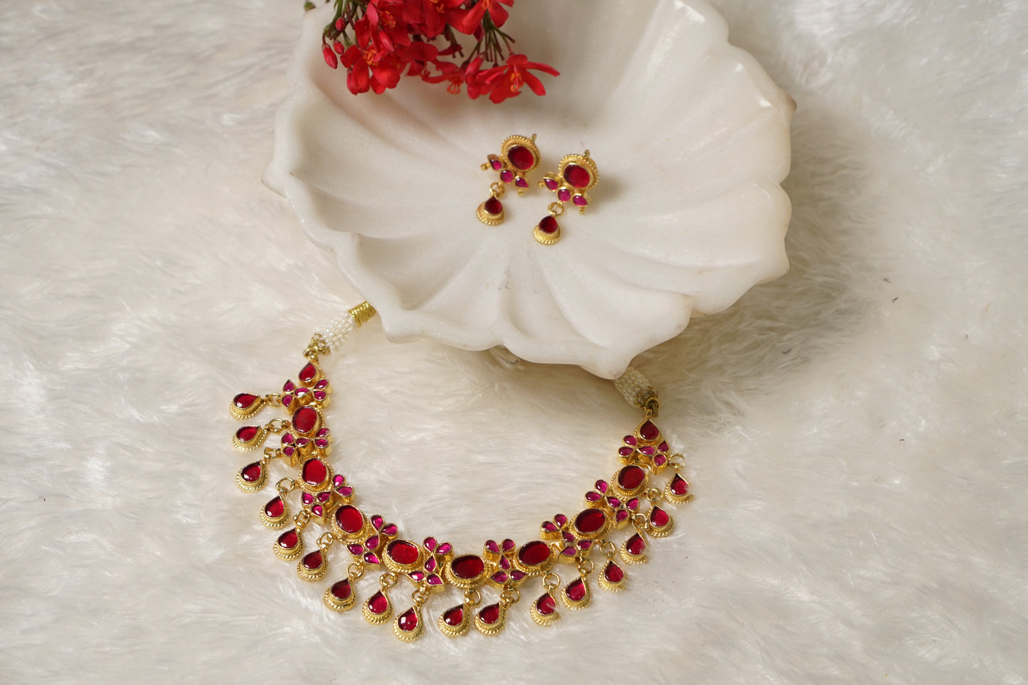 Kundan necklace set H1-230