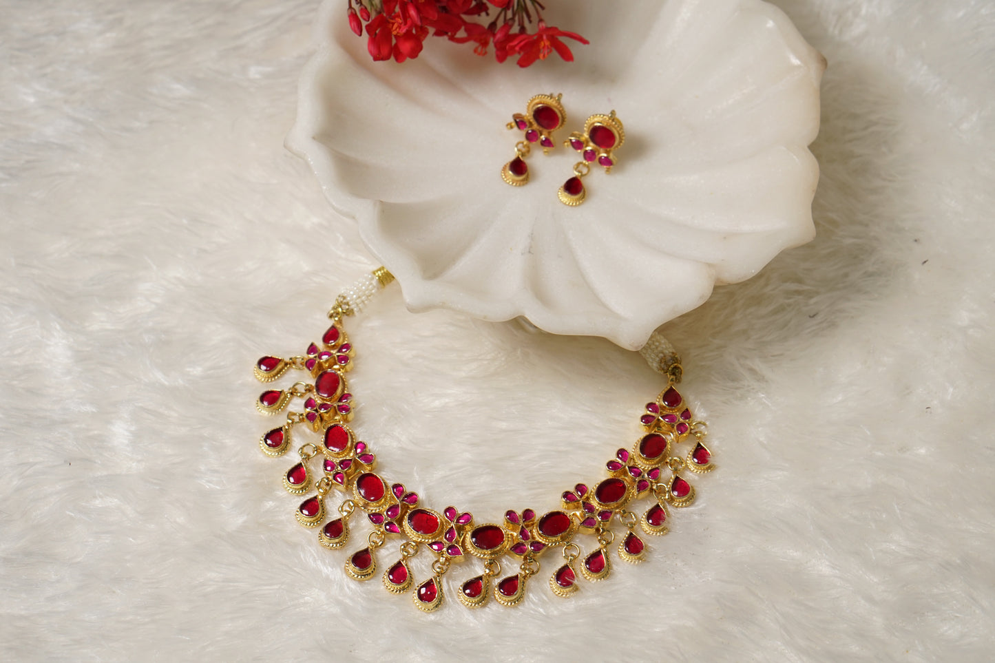 Kundan necklace set H1-230