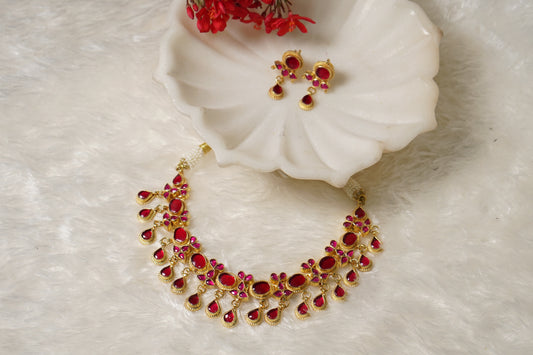 Kundan necklace set H1-230