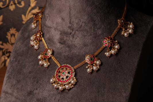 KUNDAN NECKLACE (4-8334)(U)