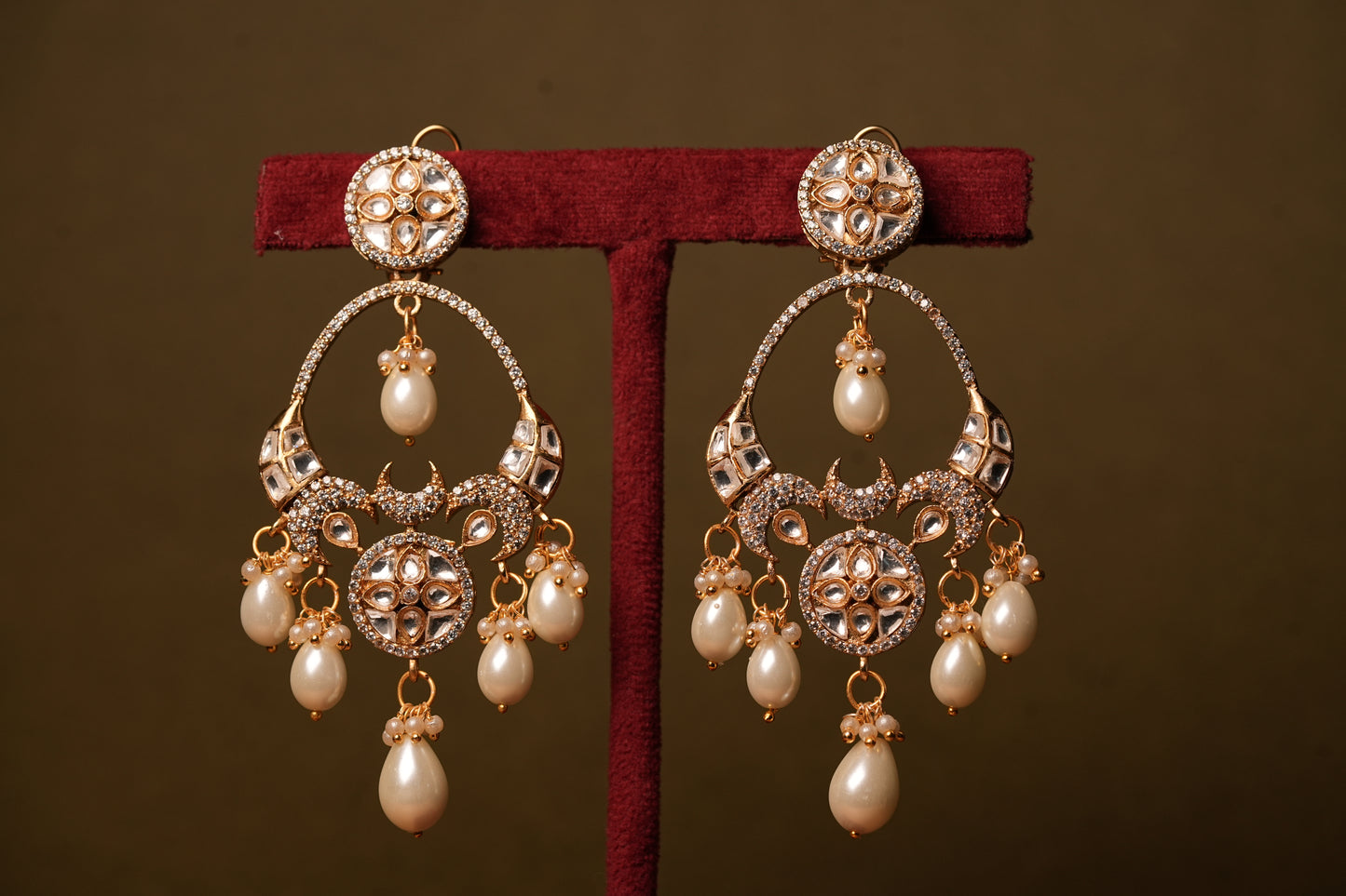 Polki earring (1-4476(B)
