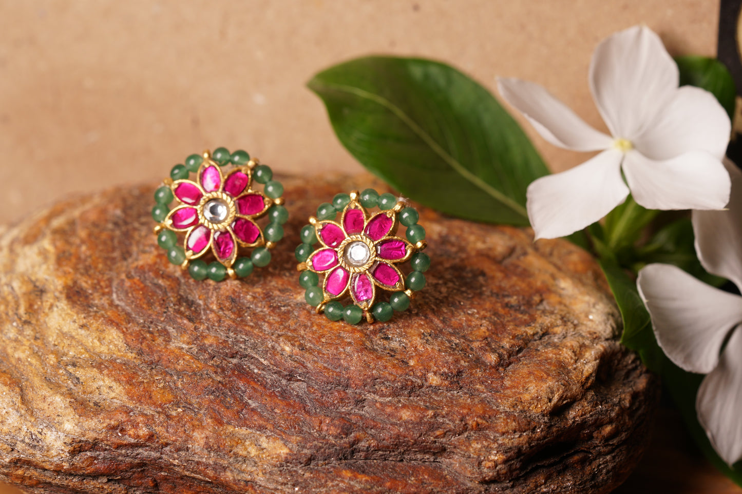 Kundan studs 1-4485 (k)