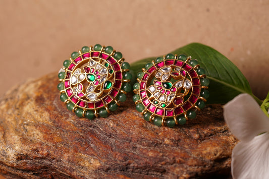 Kundan studs 1-44853(k)