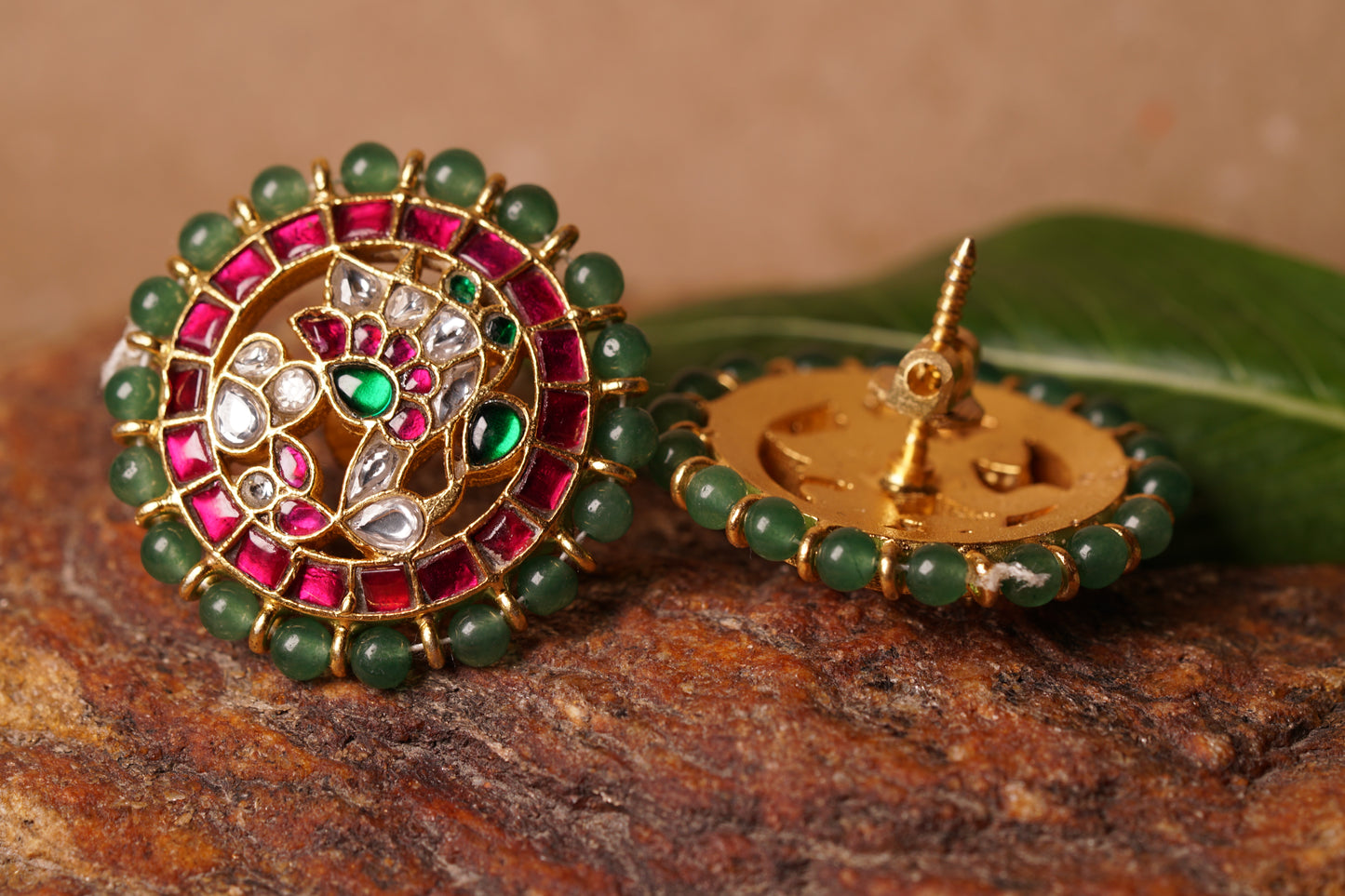 Kundan studs 1-44853(k)