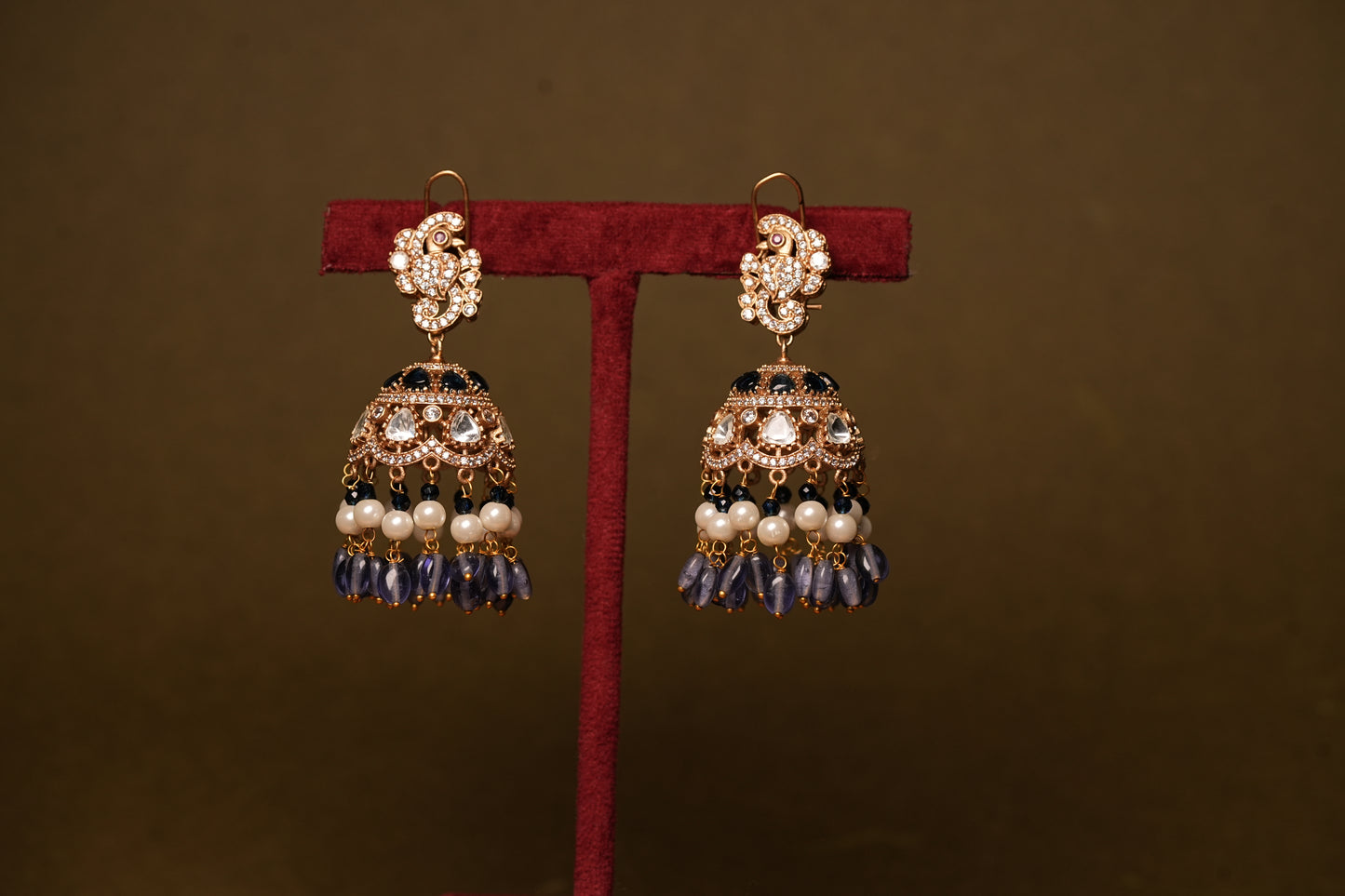 Polki earring (1-4486(B)