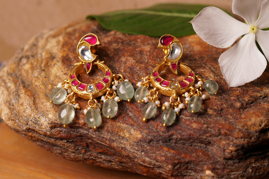 Kundan earring (1-4480(k)