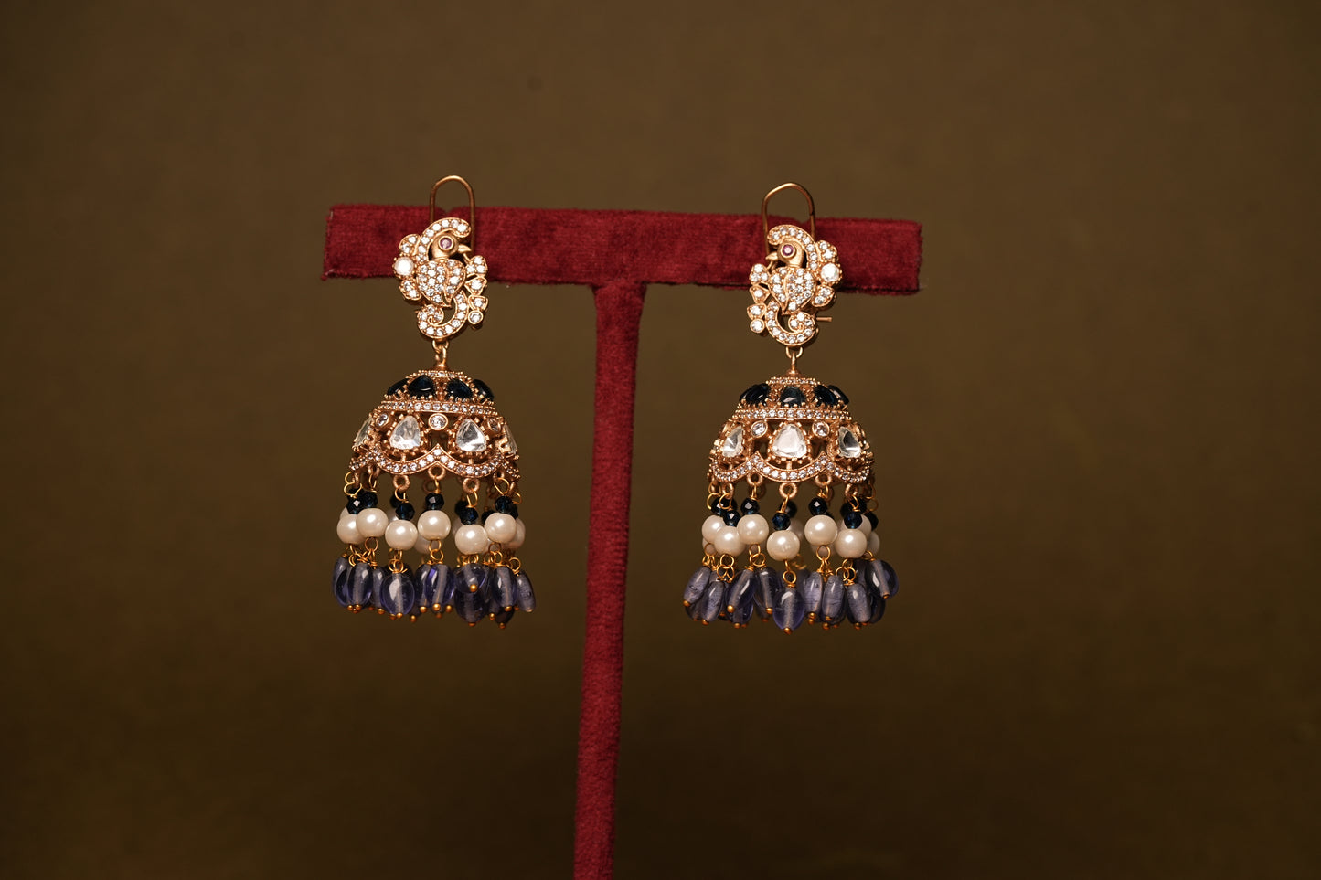 Polki earring (1-4486(B)