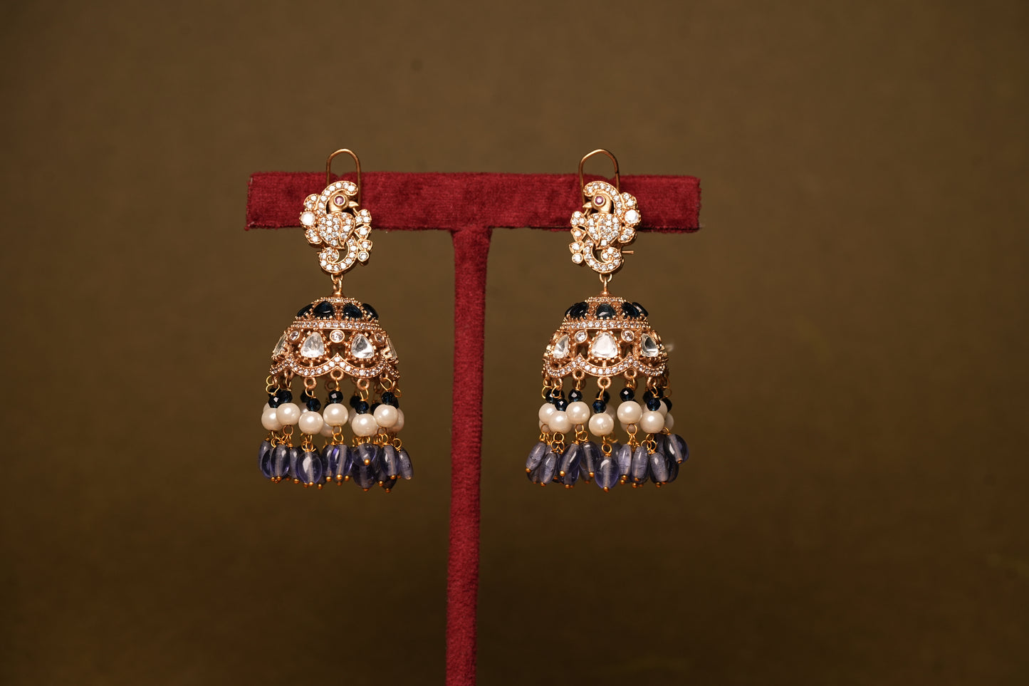 Polki earring (1-4486(B)