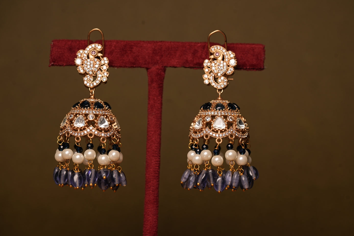 Polki earring (1-4486(B)
