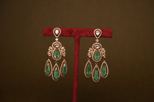 Polki earring (1-4351(B)