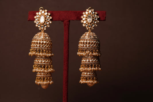 polki jhumki 1-4493(B)
