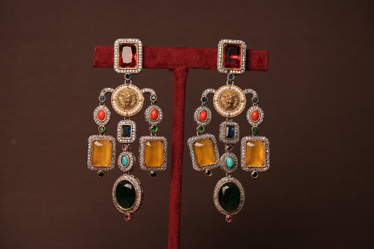 Polki earring (1-4245(B)