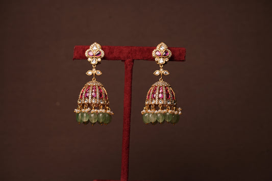 polki jhumki 1-4496(B)