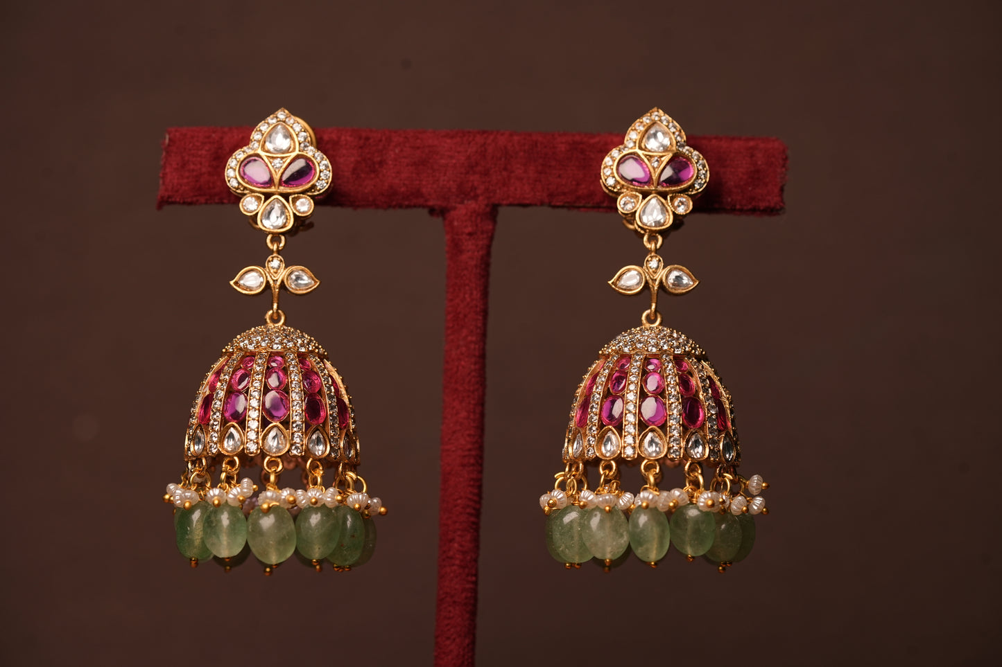 polki jhumki 1-4496(B)