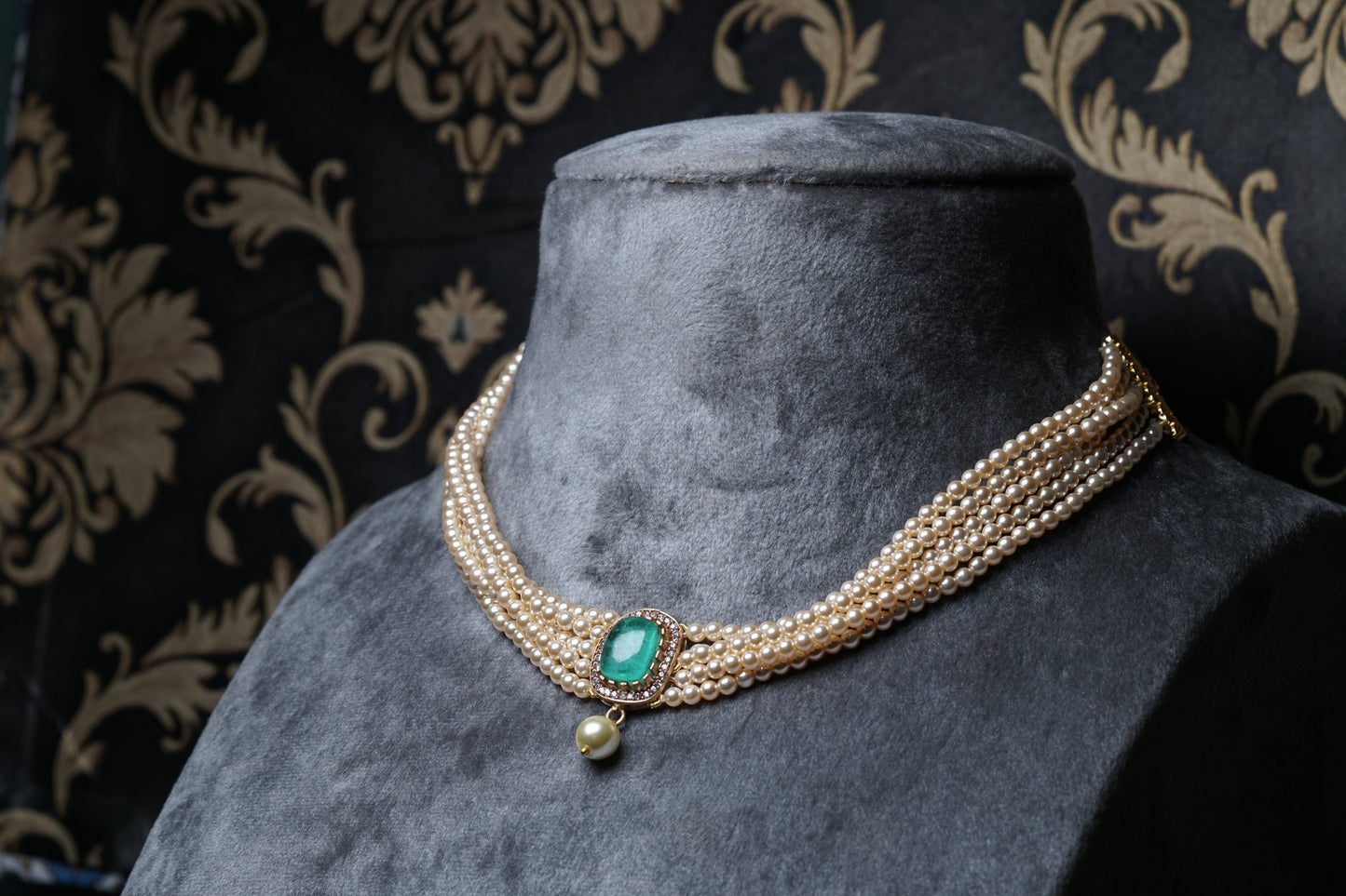Polki Choker (4-8260)(b)
