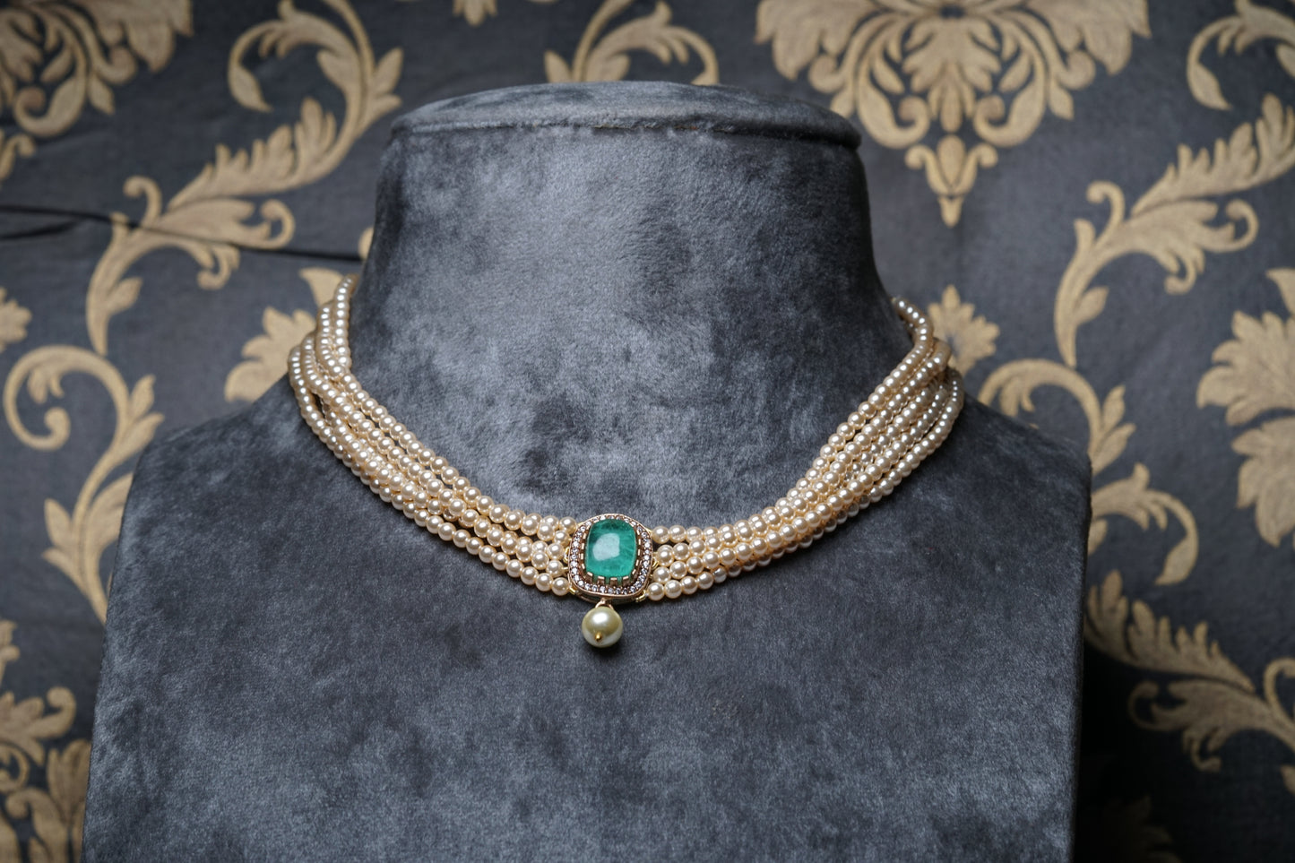 Polki Choker (4-8260)(b)