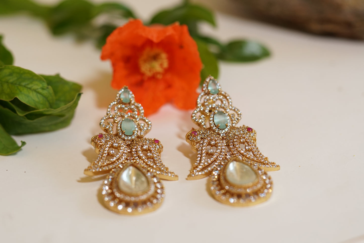 Polki Earrings 1-4073